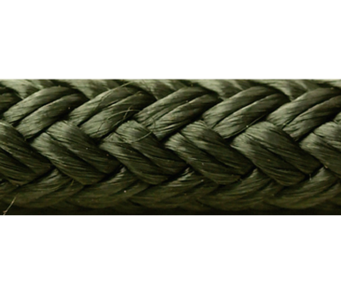Seachoice Cabo Amarre Nylon Doble Trenzado Negro 16 mm