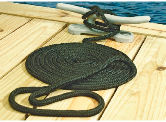 Rope Mooring of Double Braided Nylon Black 19 mm Seachoice