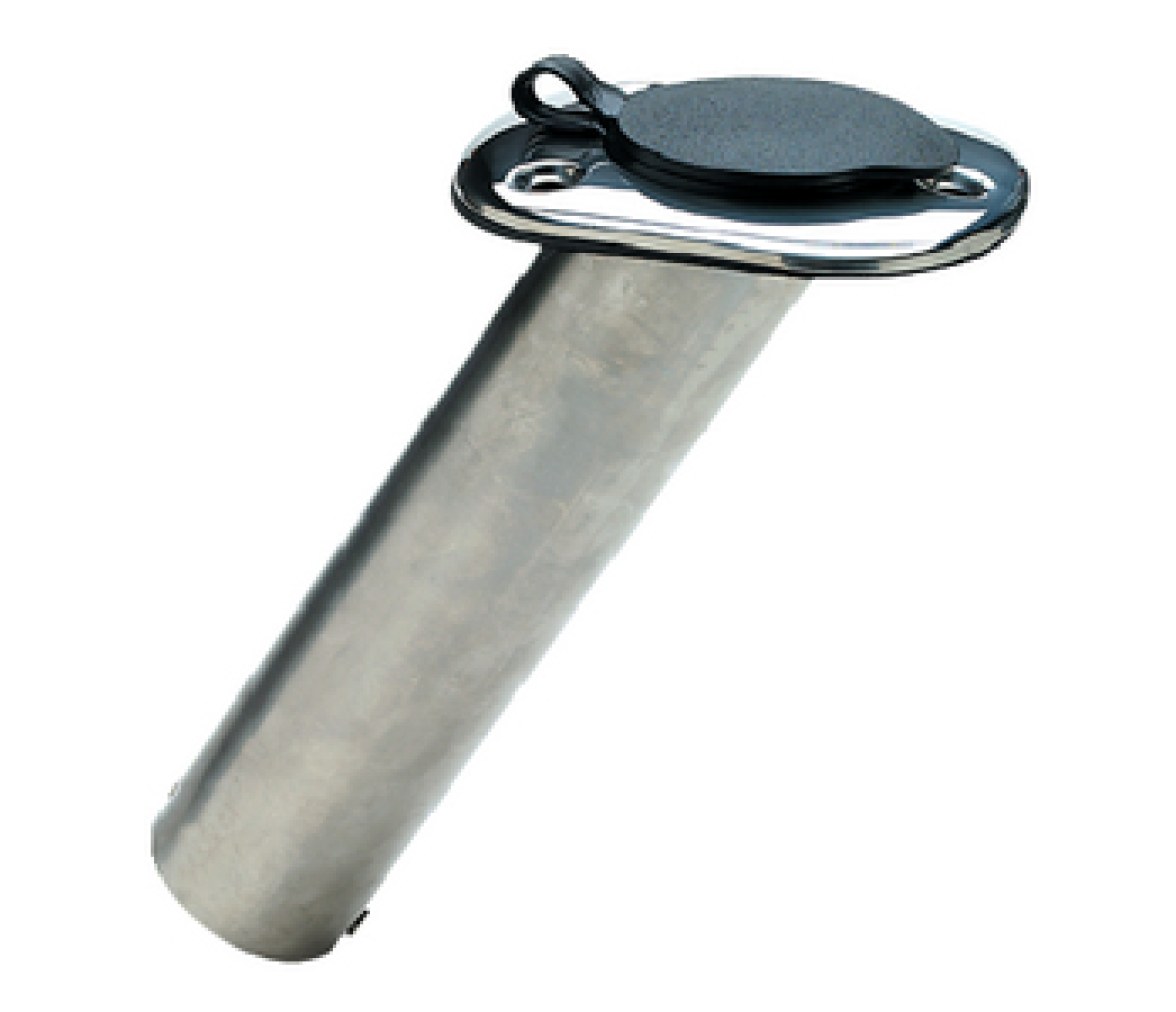 Seachoice Cañero Inox 30 Grados con Tapa