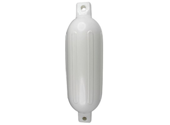 Seachoice Defensa Twin Eye Listada Blanca