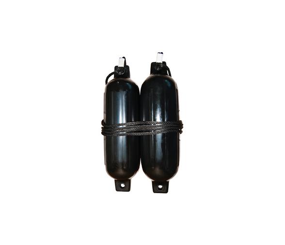 Seachoice Kit Defensas Twin Eye Listada Negra