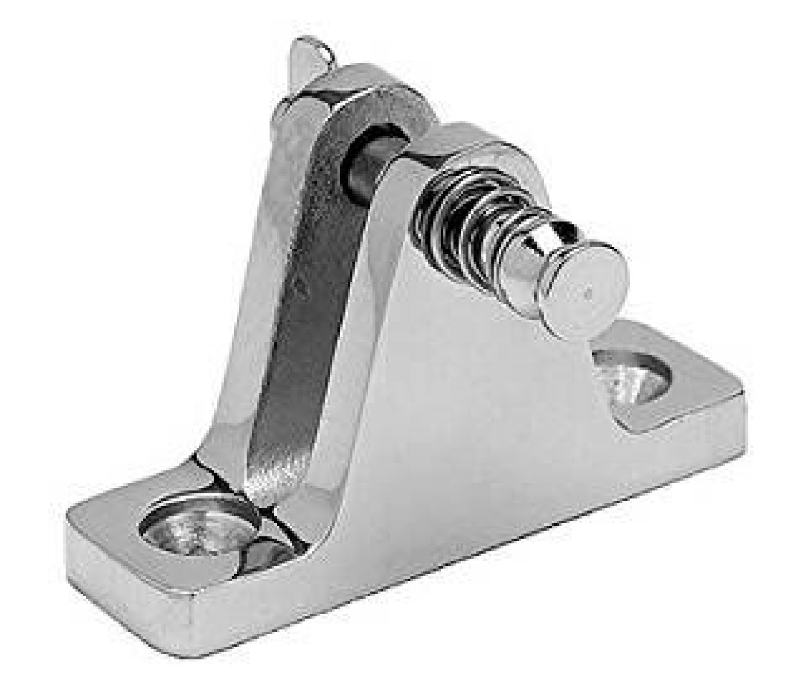 Seachoice Soporte Inox 316 con Pin Extraible para Toldo Bimini