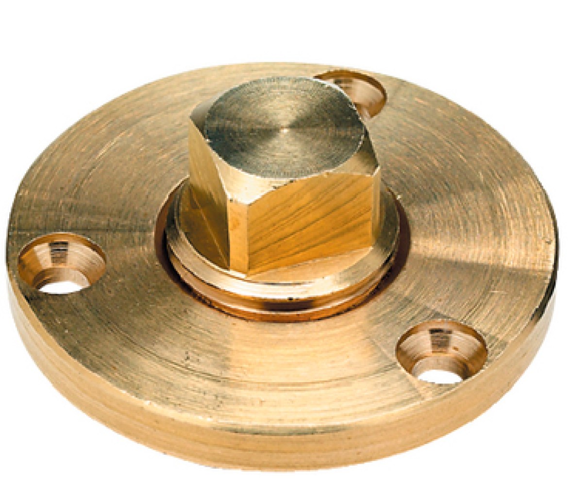 Seachoice Tapon Drenaje y Base en Bronce y Laton
