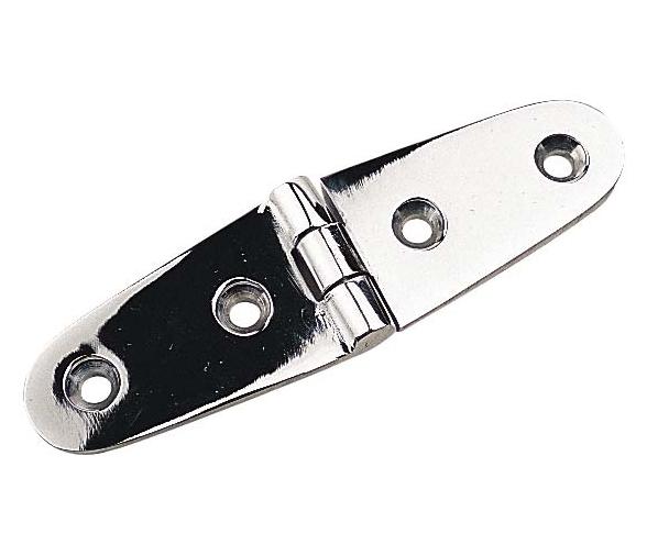 Bisagra Alargada Bronce Cromado