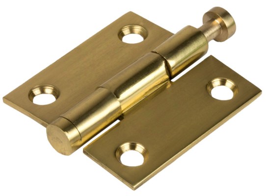 Bisagra Bronce Eje Desmontable