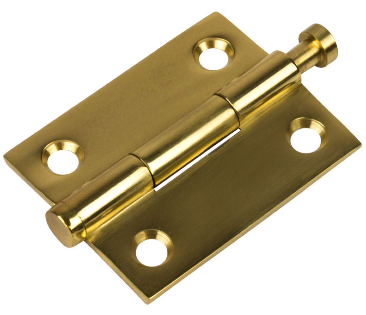 Bisagra Bronce Eje Desmontable
