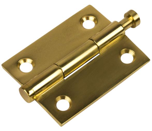 Bisagra Bronce Eje Desmontable