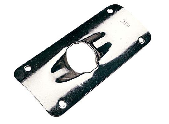 Curved Stainless Exit Plate
