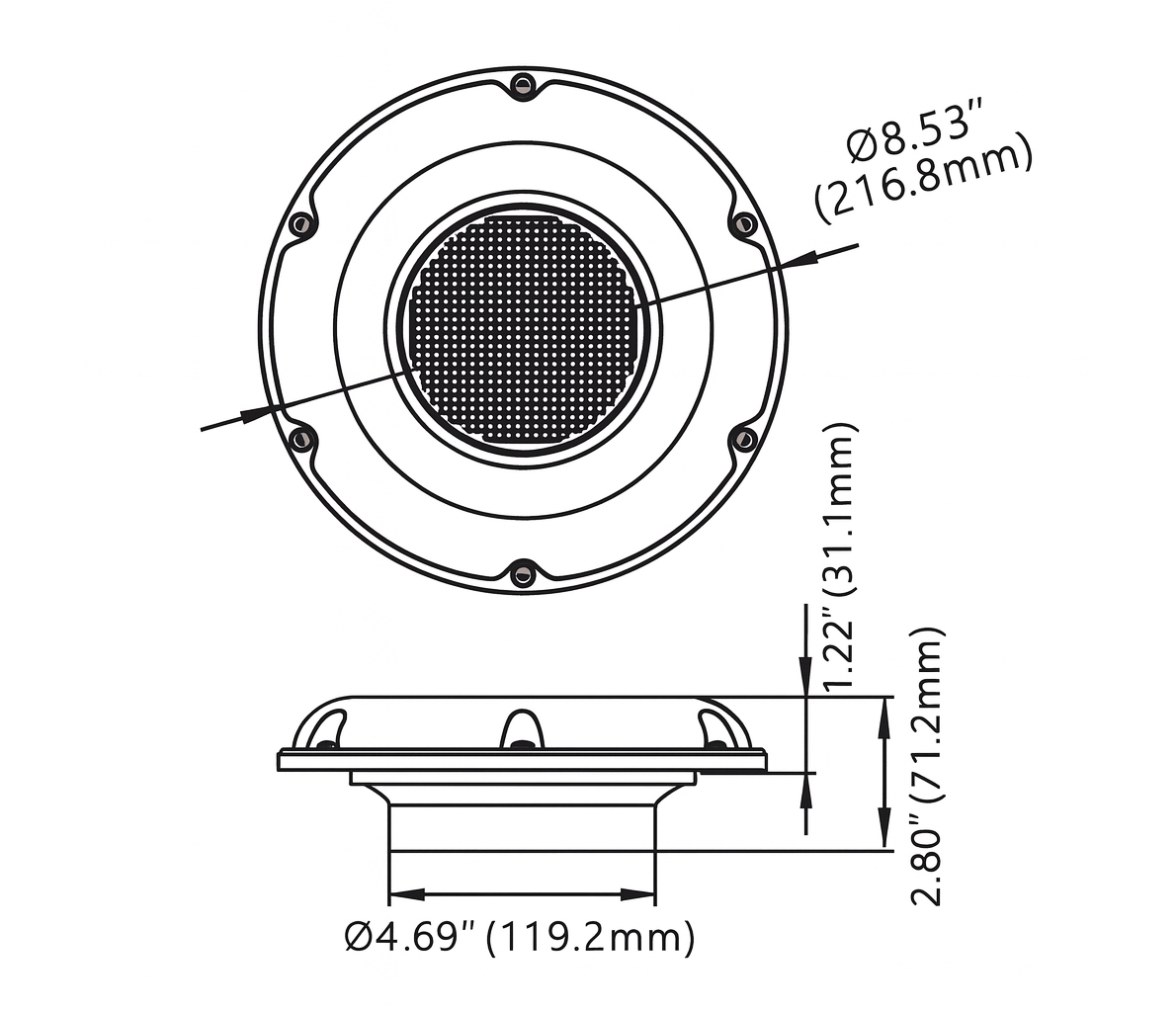 Seaflo Aireador Solar Acero Inoxidable