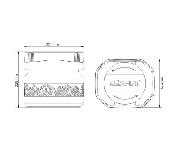 Seaflo Bidón Estanco 20 litros