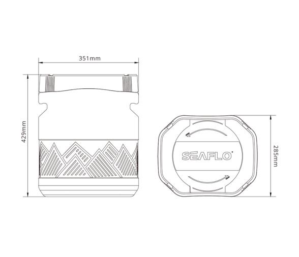 Seaflo Bidón Estanco 30 litros