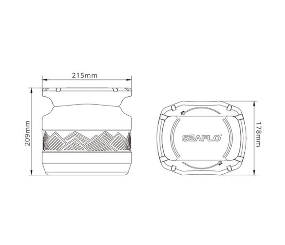 Seaflo Bidón Estanco 5 litros