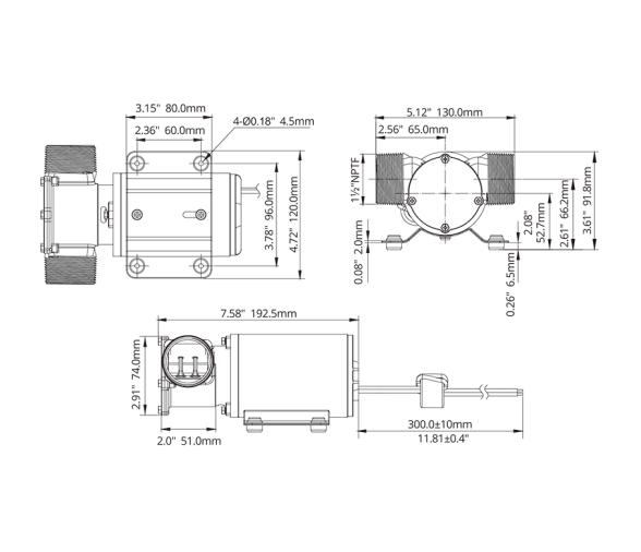 Seaflo Bomba de Lastre 113 LPM