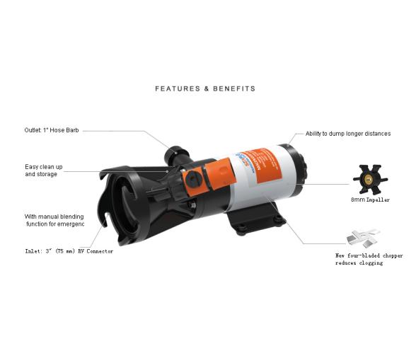 Seaflo Bomba Maceradora 45 LPM