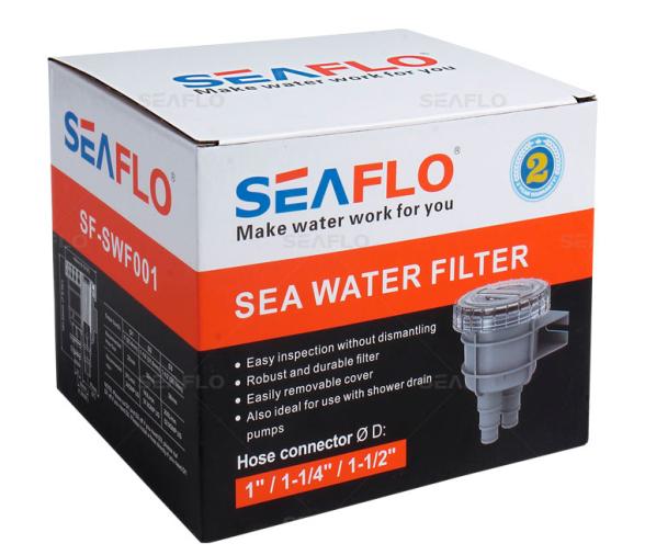Seaflo Filtro de Agua 25-38 mm