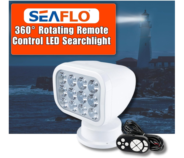 Seaflo Foco LED con control remoto por cable 2700LM