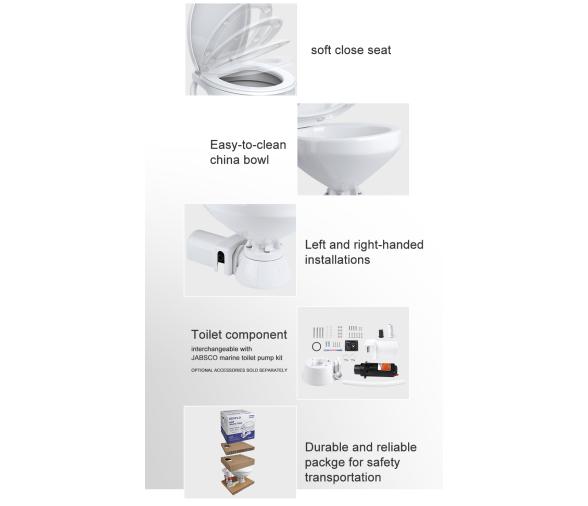 Seaflo Inodoro Electrico 12V Regular