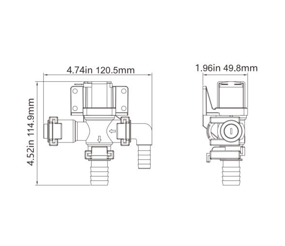 Seaflo Inodoro Eléctrico SFMTE1-03 Regular
