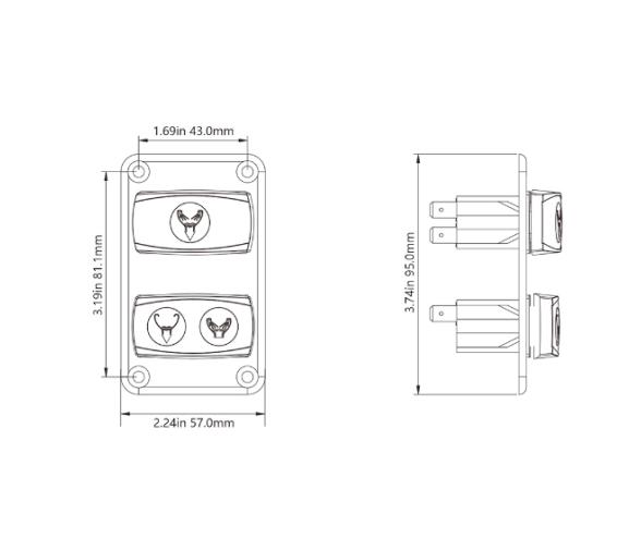 Seaflo Inodoro Eléctrico SFMTE1-03 Regular