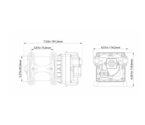 Seaflo Inodoro Eléctrico SFMTE1-04 Regular