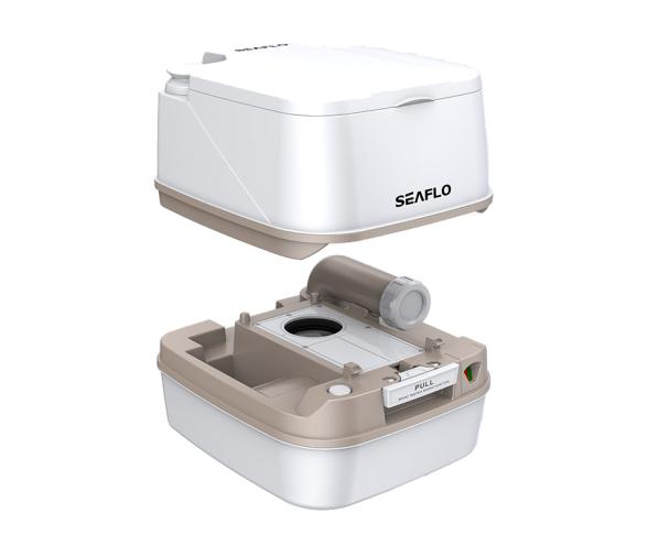 Seaflo Inodoro WC Quimico Portatil Premium 12L