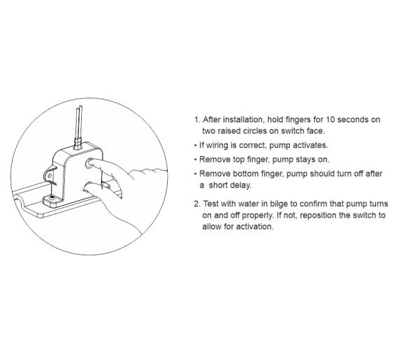 Seaflo Interruptor de sentina de campo eléctrico