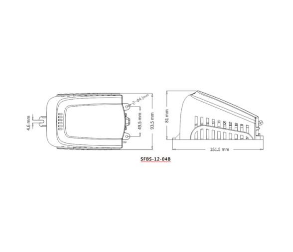 Seaflo Interruptor Flotador con Carcasa