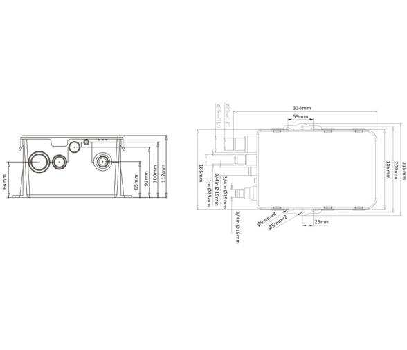 Seaflo Kit Bomba de Achique Evacuacion  Ducha 750GPH