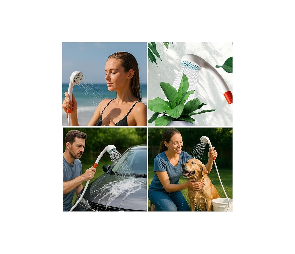 Seaflo Kit Portatil Ducha con Bateria Recargable