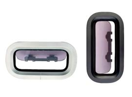 Seaflo Portillo Oval Marco de Aluminio -369x193mm