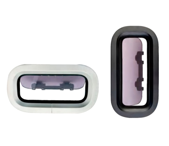 Seaflo Portillo Oval Marco de Aluminio -369x193mm