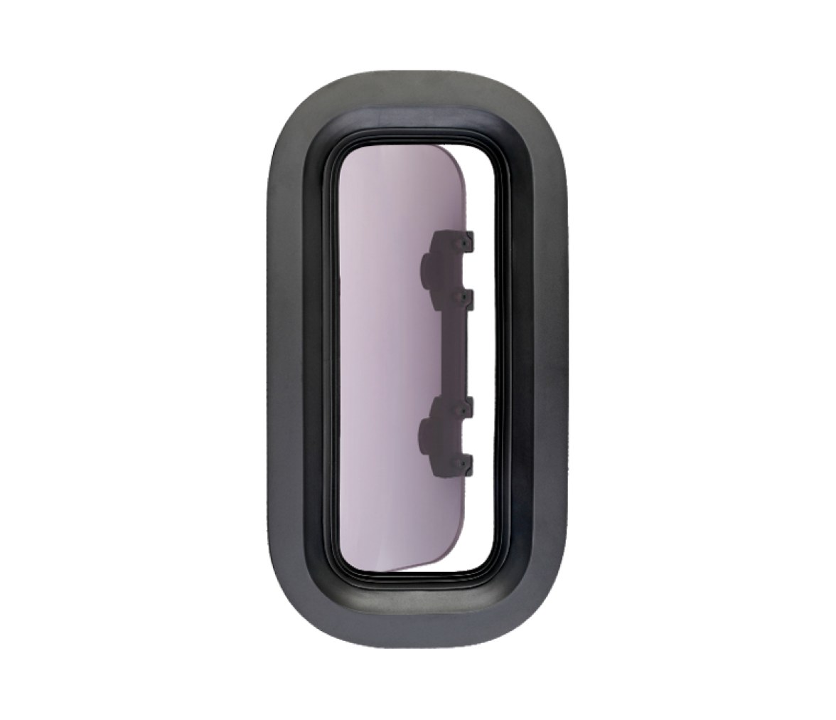 Seaflo Portillo Oval Marco de Aluminio -369x193mm