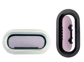 Seaflo Portillo Oval Marco de Aluminio -397x197mm