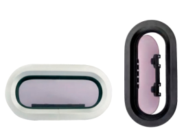 Seaflo Portillo Oval Marco de Aluminio -397x197mm