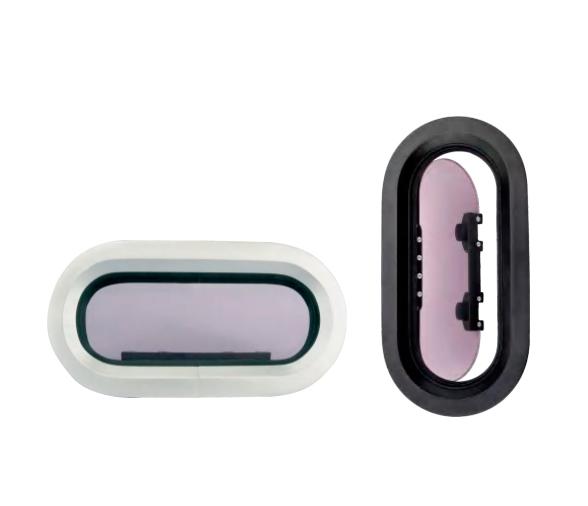 Seaflo Portillo Oval Marco de Aluminio -397x197mm