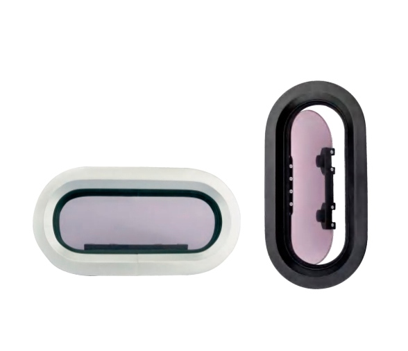 Seaflo Portillo Oval Marco de Aluminio -397x197mm