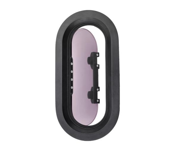 Seaflo Portillo Oval Marco de Aluminio -397x197mm