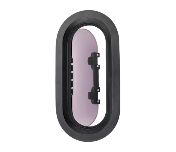 Seaflo Portillo Oval Marco de Aluminio -397x197mm