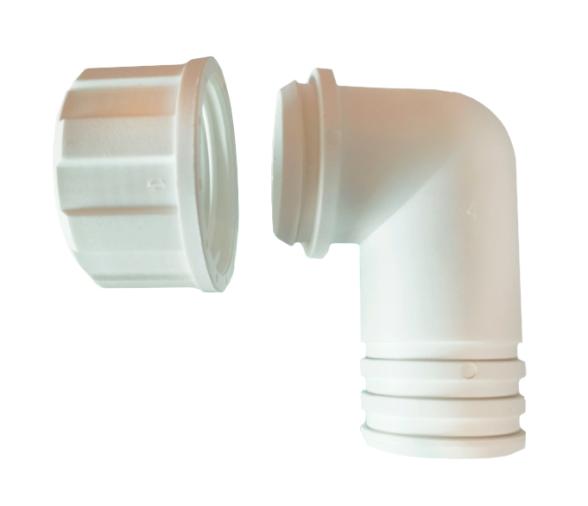 Seaflo Racor en codo para manguera de 29mm