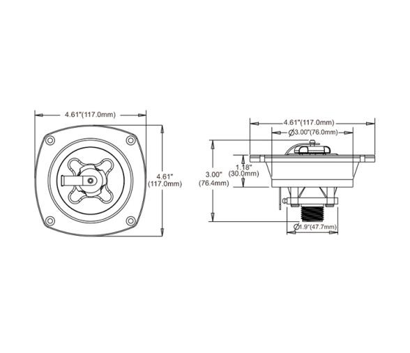 Seaflo Reductor de Presión Blanco