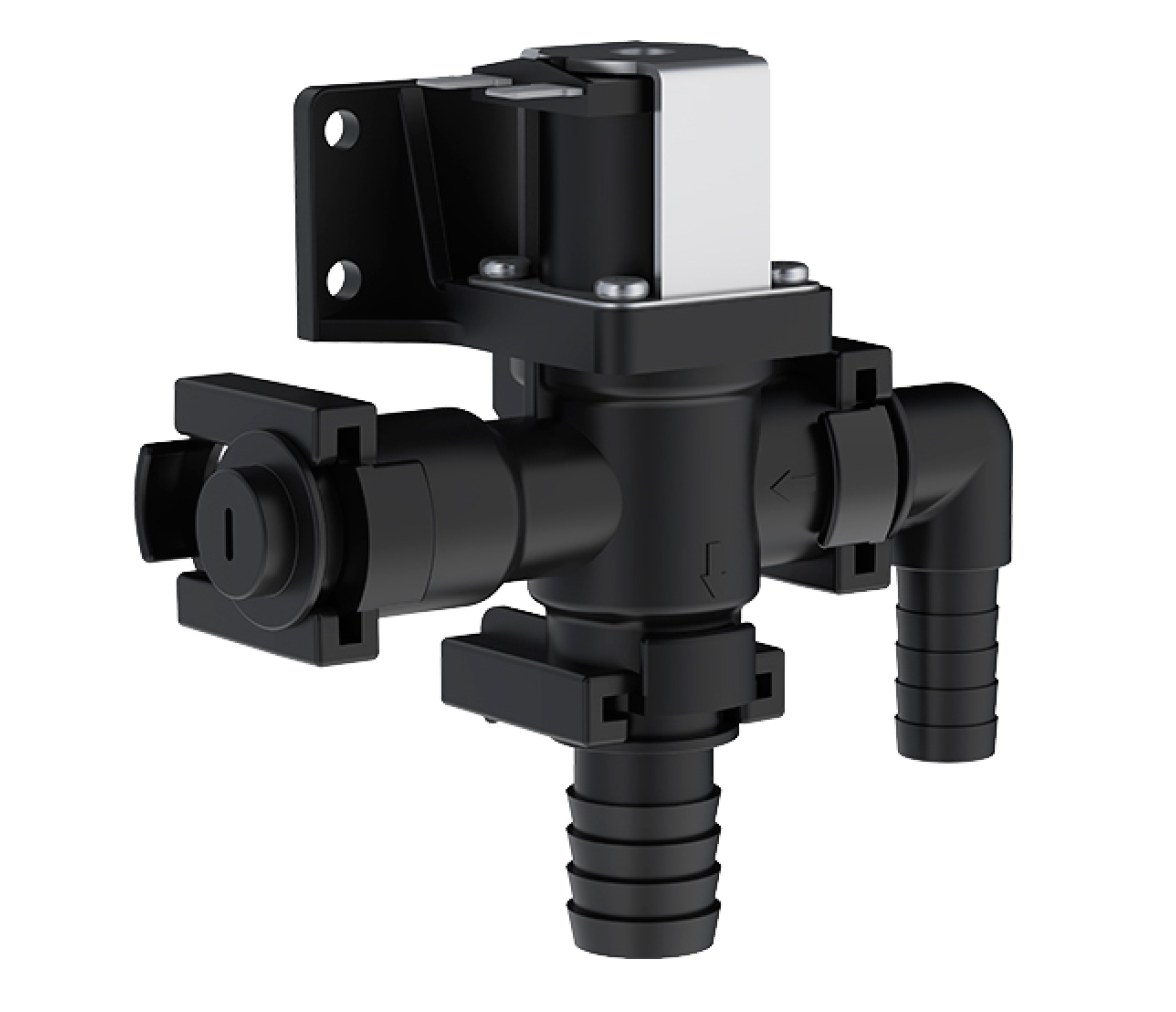 Válvula Solenoide con Cierre Antisifón 12V