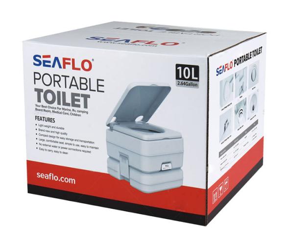 Seaflo Inodoro WC Quimico Portatil 10L
