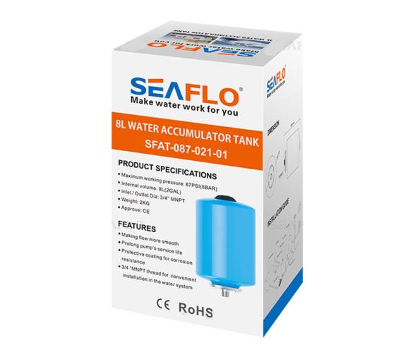 Seaflo Tanque Acumulador Presurizado 8L