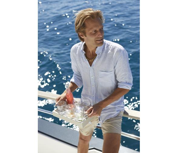 Set Bandeja Waves + Vasos chupito, 6 uds - Marine Business