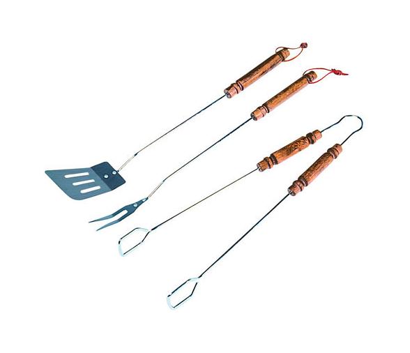 Set de 3 Utensilios para Barbacoa de Madera Campingaz