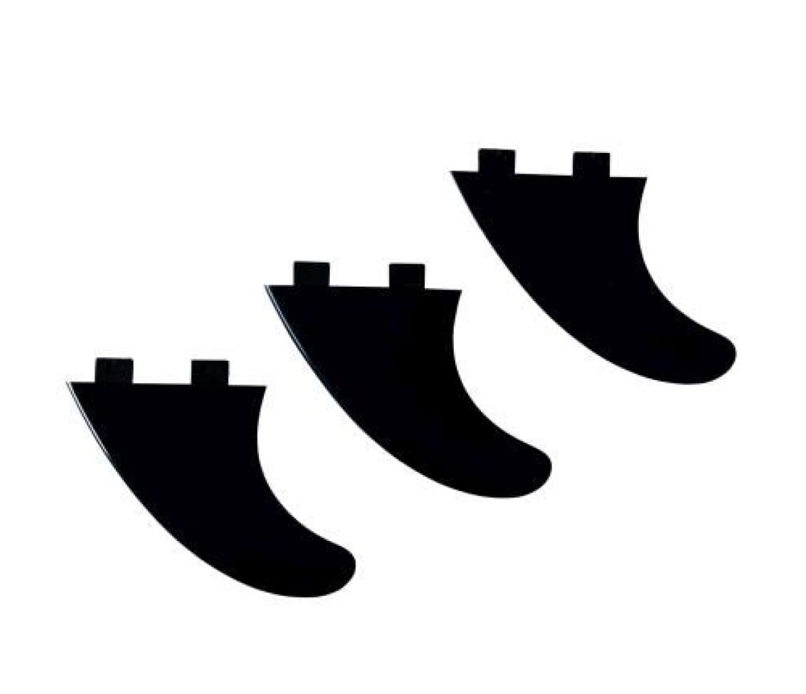 Set de aletas Laze negro