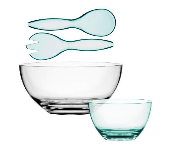 Set Ensaladera con Cubiertos + 6 uds Bol Bahamas – Natural - Marine Business