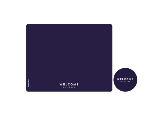Individuales y Posavasos Antimicrobiales – Classic Blue, 6 uds - Marine Business