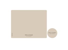 Individuales y Posavasos Antimicrobiales Classic Beige, 6 uds. - Marine Business