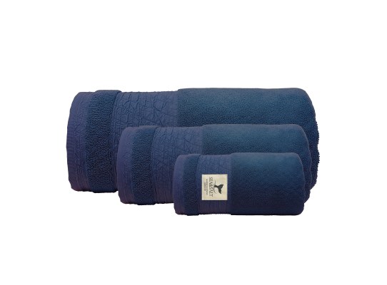 Set Toallas Navy, 3 uds – Sea & Salt - Marine Business